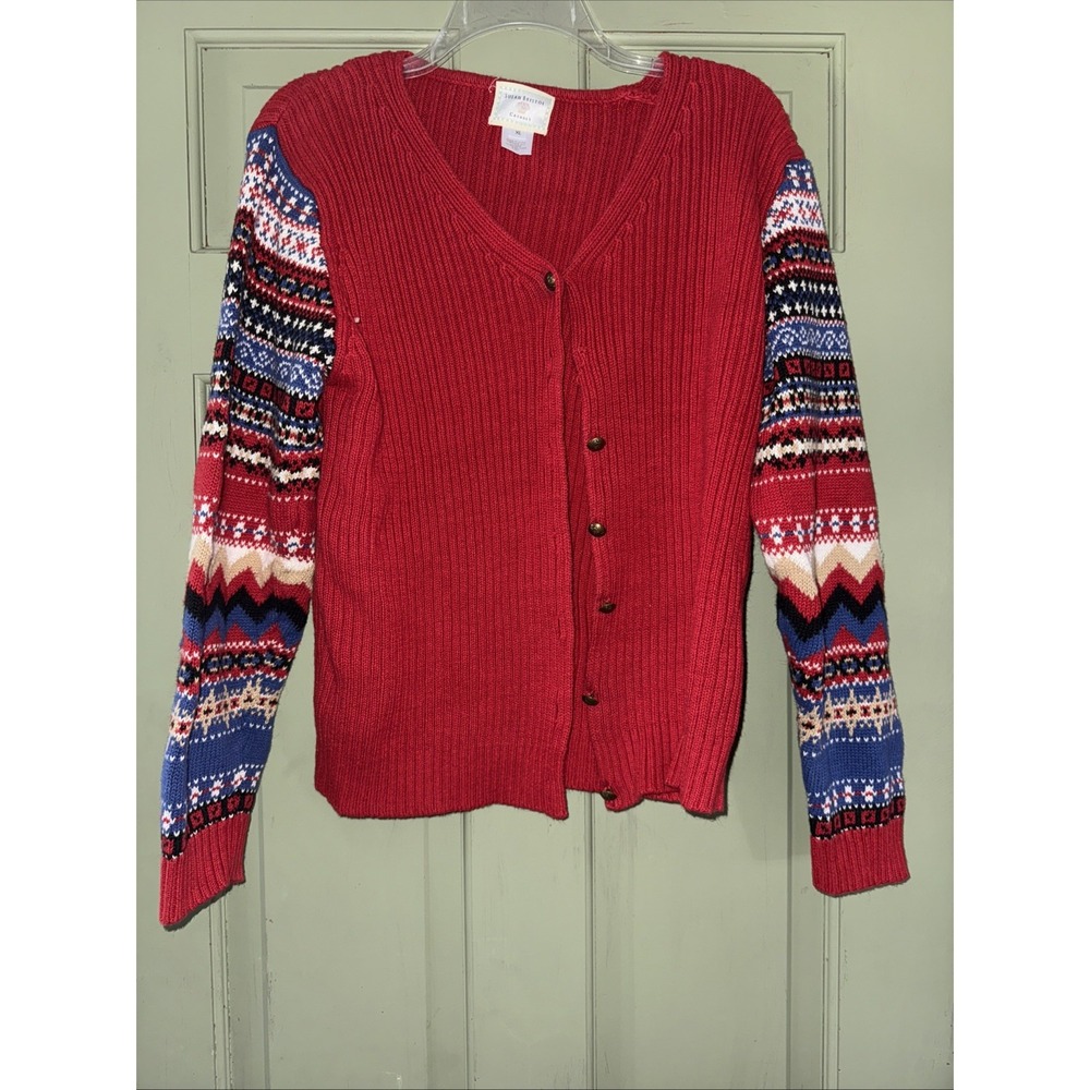Vintage 90s Susan Bristol Button Front Cardigan Sweater XL Deadstock